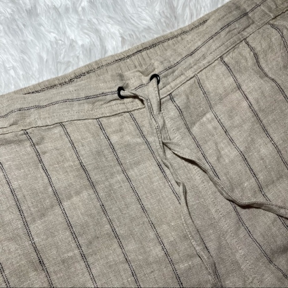 VINCE CAMUTO Light Stone Stripe Linen Pant XS - Picture 7 of 16